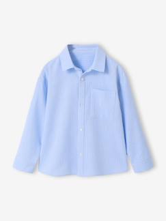 -Chemise manches longues coton