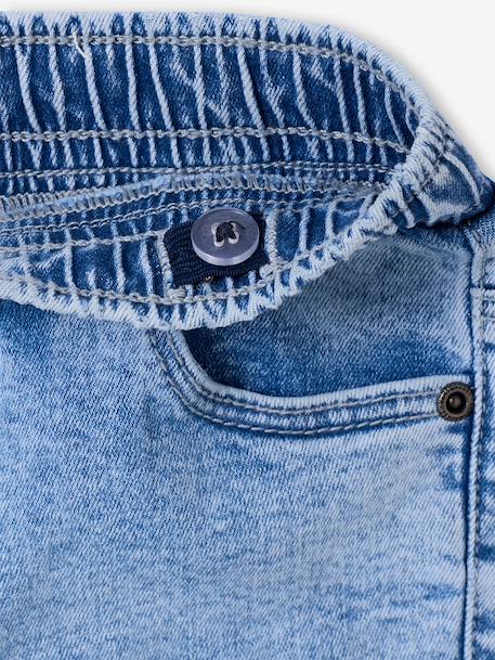 Lot 2 jeans garçon slim denim gris+double stone+stone - vertbaudet enfant 