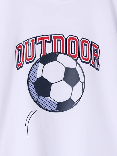 T-shirt manches courtes sport blanc - vertbaudet enfant 