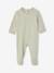 Set van 3 pyjama's baby van biologisch katoen beige+ecru+saliegroen - vertbaudet enfant 