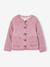 Veste matelassée fille doublée sherpa anthracite+rose - vertbaudet enfant 