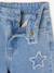 Jean large fille étoiles bleu clair+denim gris - vertbaudet enfant 