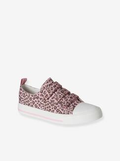 Chaussures-Baskets scratchées toile imprimée enfant