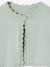 Bolero fille ouverture pratique blanc+vert sauge - vertbaudet enfant 