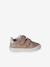 Baskets bébé cuir à scratchs rose pâle - vertbaudet enfant 