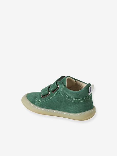 Chaussures premiers pas bébé velcro beige+bleu+bleu électrique+bleu océan+lot beige+lot marron+lot vert+marron+ocre+vert+vert sauge - vertbaudet enfant 