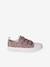 Baskets scratchées toile imprimée enfant beige imprimé+rose imprimé - vertbaudet enfant 