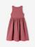 Robe fille sans manches kaki+vieux rose - vertbaudet enfant 
