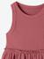 Robe fille sans manches kaki+vieux rose - vertbaudet enfant 
