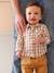 Hemd babyjongen katoengaas beige, geruit - vertbaudet enfant 
