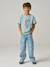 Pantalon battle garçon en denim double stone - vertbaudet enfant 