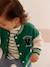Blouson teddy bébé en molleton vert - vertbaudet enfant 