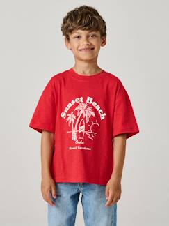 -T-shirt voor jongens met print