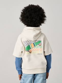 -Sweat garçon double manche