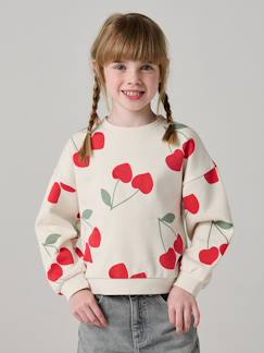 -Decoratieve meisjessweater met hartjes of stippen