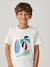 Tee-shirt garçon motif à sequins réversibles blanc+bleu nuit+bleu océan+écru+vert d'eau - vertbaudet enfant 