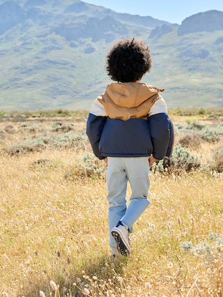 Coupe vent garçon doublé sherpa noix de pécan - vertbaudet enfant 