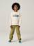 Sweat col rond surf bleu chambray+écru - vertbaudet enfant 