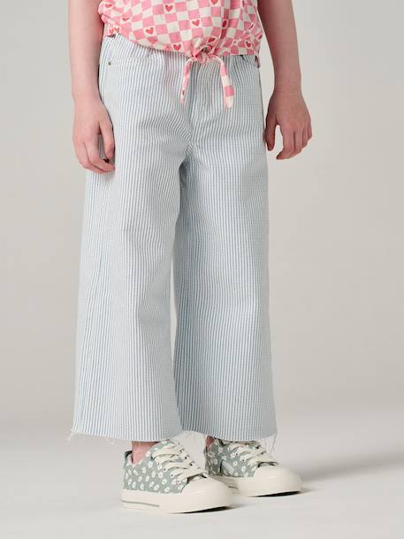 Fille-Pantalon-Pantacourt fille coton