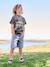 Bermuda en denim garçon taille ajustable double stone+stone - vertbaudet enfant 