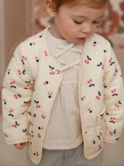 -Gilet bébé fille matelassé