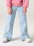 Jean tregging fille large bleu clair+bleu foncé+bleu moyen+denim gris - vertbaudet enfant 