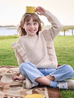 -Pull fille en maille