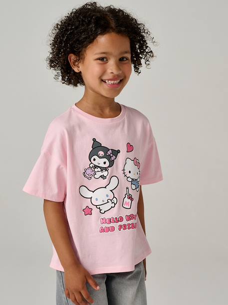 T-shirt manches courtes Hello Kitty rose pâle - vertbaudet enfant 