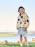 Veste fille sherpa motifs écru+mauve+vanille - vertbaudet enfant 