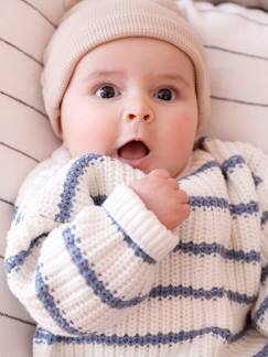 -Pull bébé marin ouverture dos