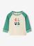 'Cool baby' babyshirt met lange mouwen en van biokatoen groen+mosterdgeel - vertbaudet enfant 