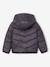 Doudoune fille légère réversible anthracite+mauve+rose pâle - vertbaudet enfant 