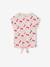T-shirt fille imprimé noeud fantaisie manches courtes blanc+lavande+rose - vertbaudet enfant 