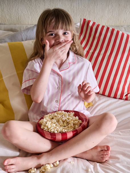 Pyjamashort met korte mouwen om te personaliseren lila - vertbaudet enfant 