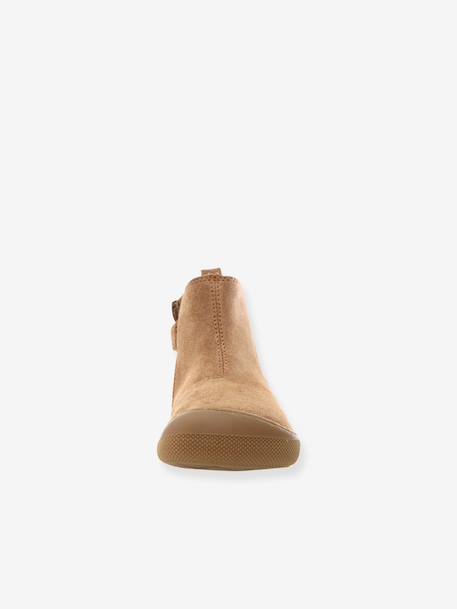 Boots Barefoot Glitty marron+or+taupe - vertbaudet enfant 