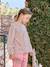Blouse fille manches smockées écru+ivoire+rose pâle+vanille+vert sauge - vertbaudet enfant 