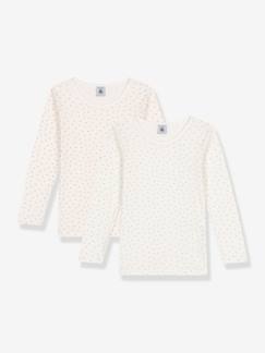 -Set van 2 t-shirts met lange mouwen PETIT BATEAU