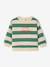Gestreepte sweater baby lange mouwen groen, gestreept - vertbaudet enfant 