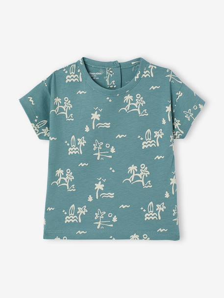 Set van 2 t-shirts met korte mouwen baby ecru - vertbaudet enfant 