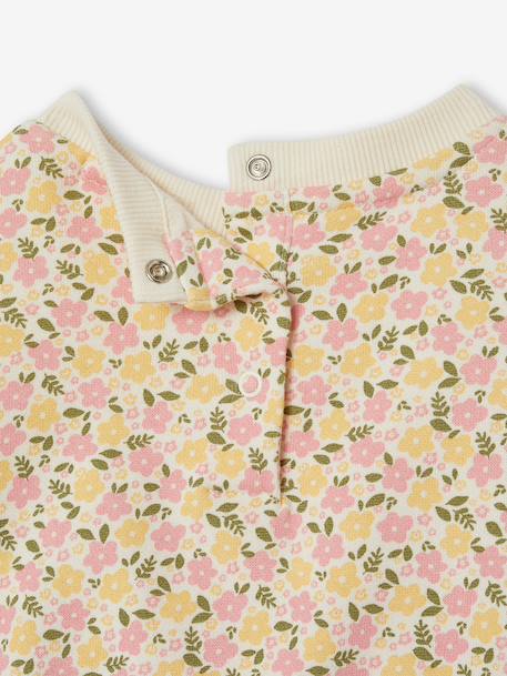 Babysweater met print vanille - vertbaudet enfant 