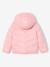 Doudoune fille légère réversible anthracite+mauve+rose pâle - vertbaudet enfant 