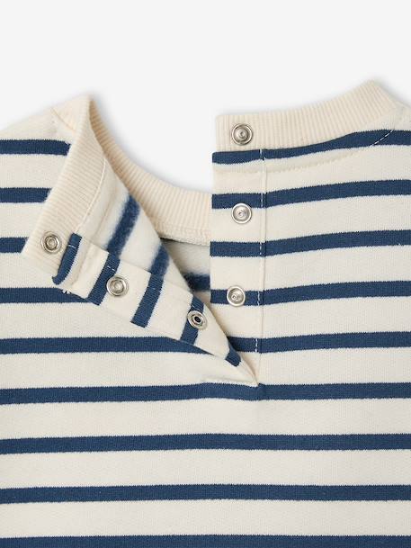 Babyset met jurk en legging personaliseerbaar marineblauw, gestreept - vertbaudet enfant 