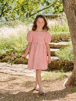 -Robe fille Vichy noeuds dos