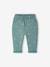Broek met print van molton baby cappuccino+saliegroen+smaragdgroen - vertbaudet enfant 