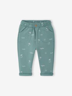 -Pantalon bébé molleton imprimé