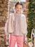 Gilet sans manches fille en sherpa écru+marron - vertbaudet enfant 