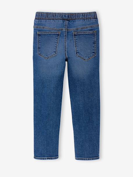 Lot 2 jeans garçon slim denim gris+double stone+stone - vertbaudet enfant 