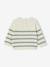 Pull bébé rayé en tricot caramel+marine+vert sauge - vertbaudet enfant 