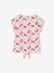 T-shirt fille imprimé noeud fantaisie manches courtes blanc+lavande+rose - vertbaudet enfant 