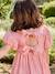 Robe fille Vichy noeuds dos corail - vertbaudet enfant 